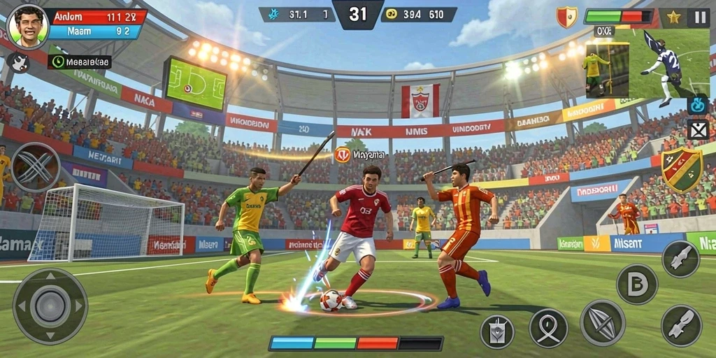 Tampilan awal permainan yang menarik dan interaktif.