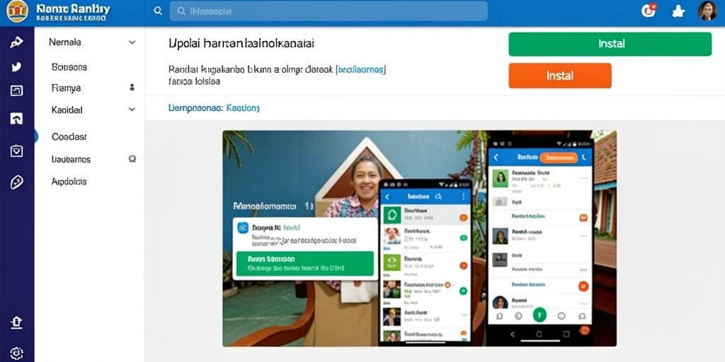 Tampilan antarmuka yang user-friendly.