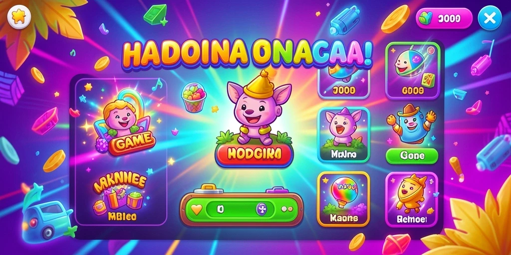 Tampilan menu utama yang intuitif dan menarik.