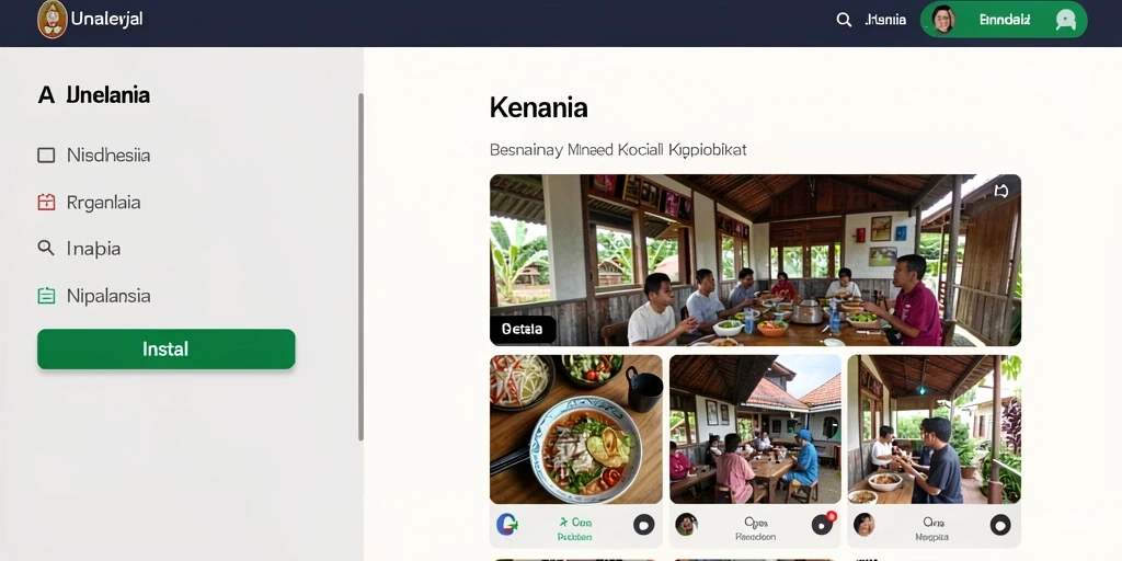 Tampilan antarmuka yang user-friendly.