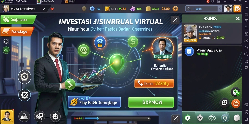 Screenshot menampilkan pertandingan yang intens.