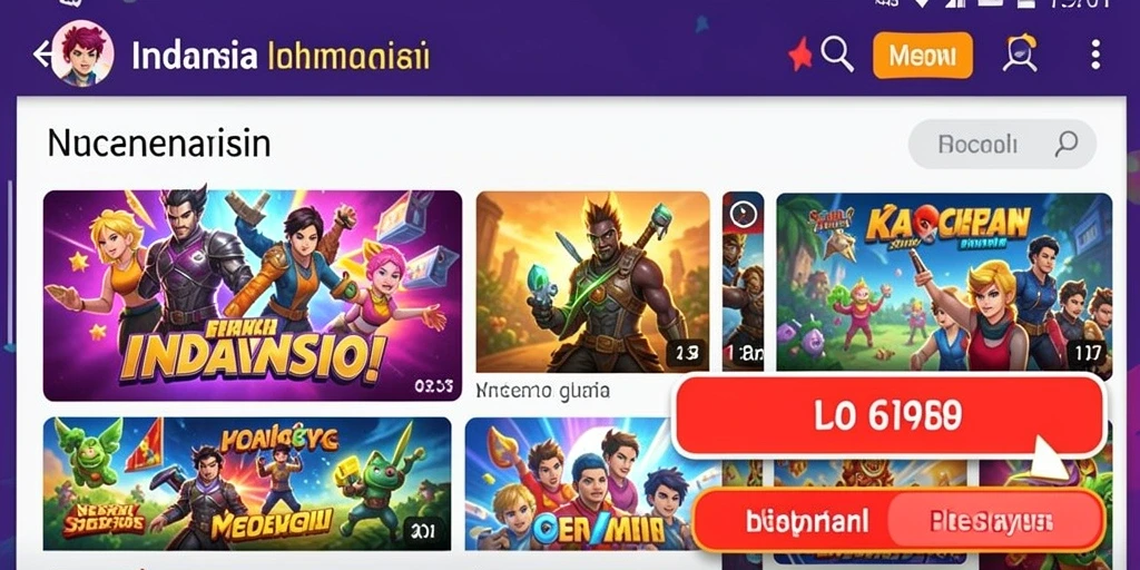 Tampilan awal game menampilkan dunia yang memukau.