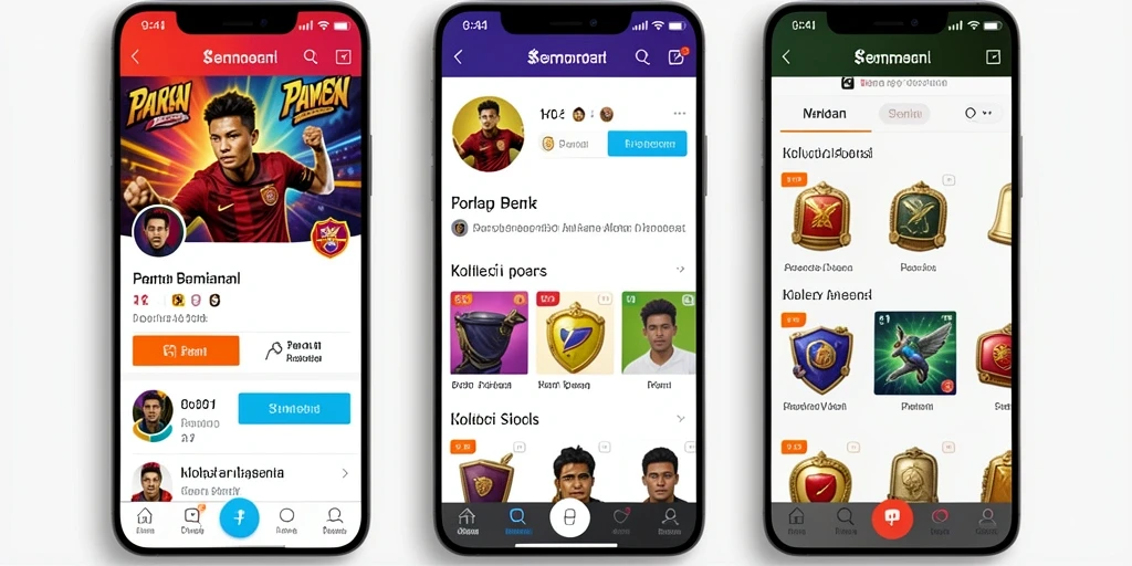 Tampilan menu utama yang menarik dan mudah dinavigasi.