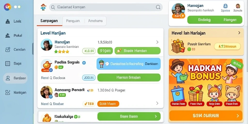 Tampilan antarmuka yang menarik dan intuitif.