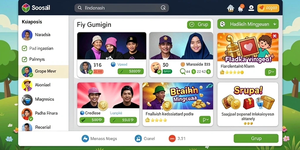 Tampilan antarmuka yang user-friendly dan menarik.