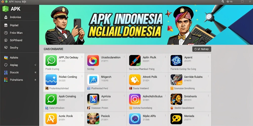 Tampilan karakter utama yang penuh warna.