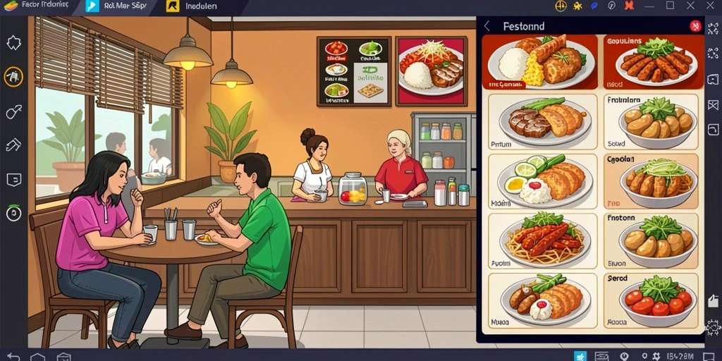 Tampilan antarmuka yang modern dan menarik.