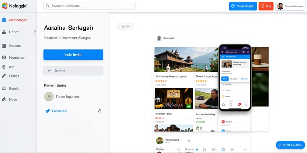 Tampilan antarmuka yang bersih dan mudah dinavigasi.